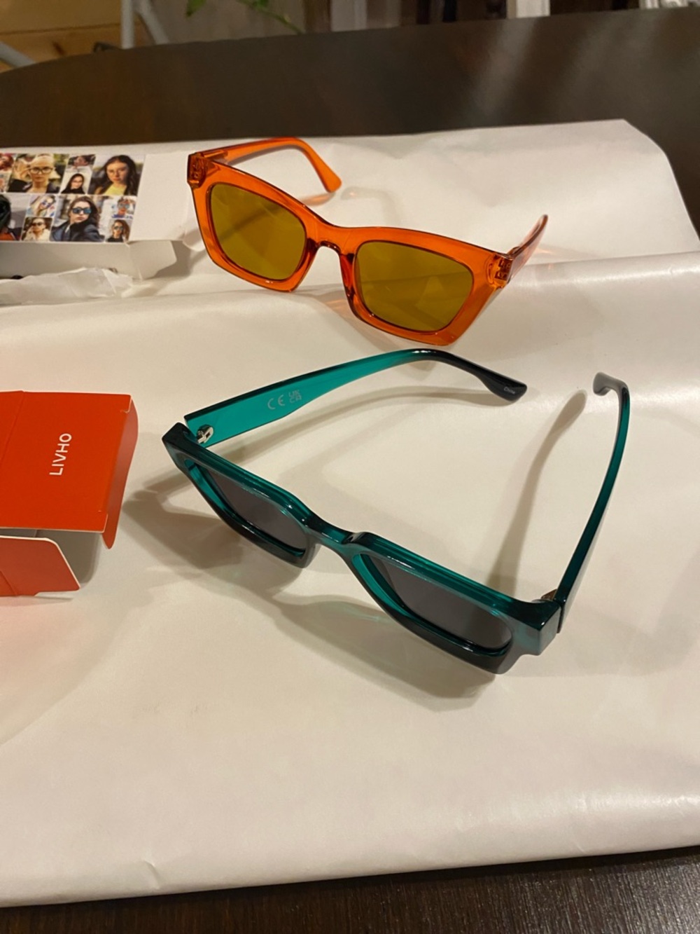 $15 LIVHO Teal & Orange Sunglasses Duo